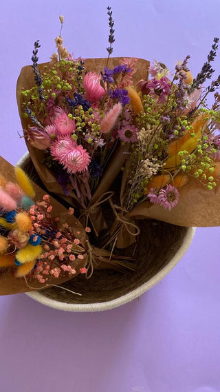 Bouquet de fleurs séchées à offrir ou à s'offrir